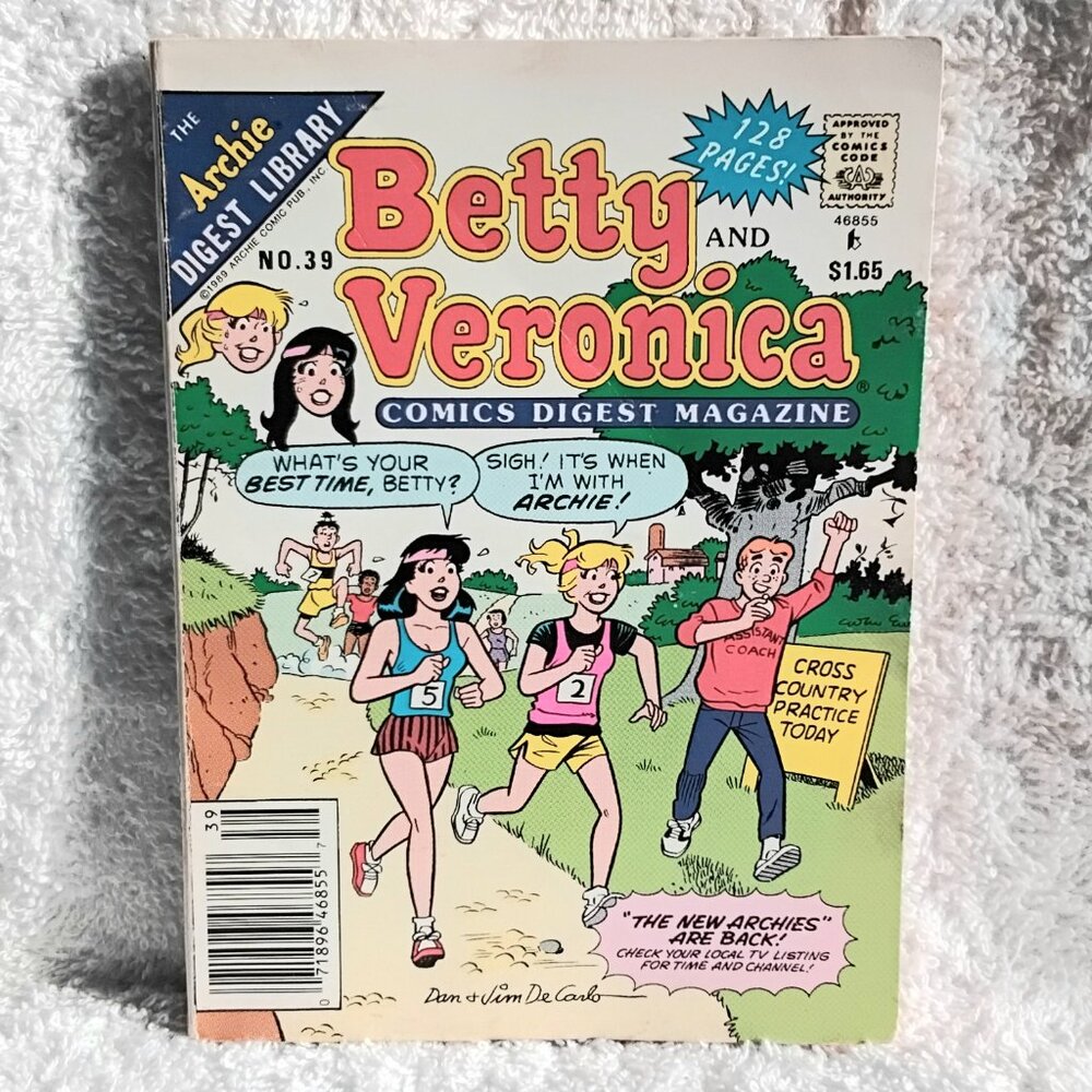 5/$20 1989 Betty and Veronica Comics Digest Magazine No. 39!!